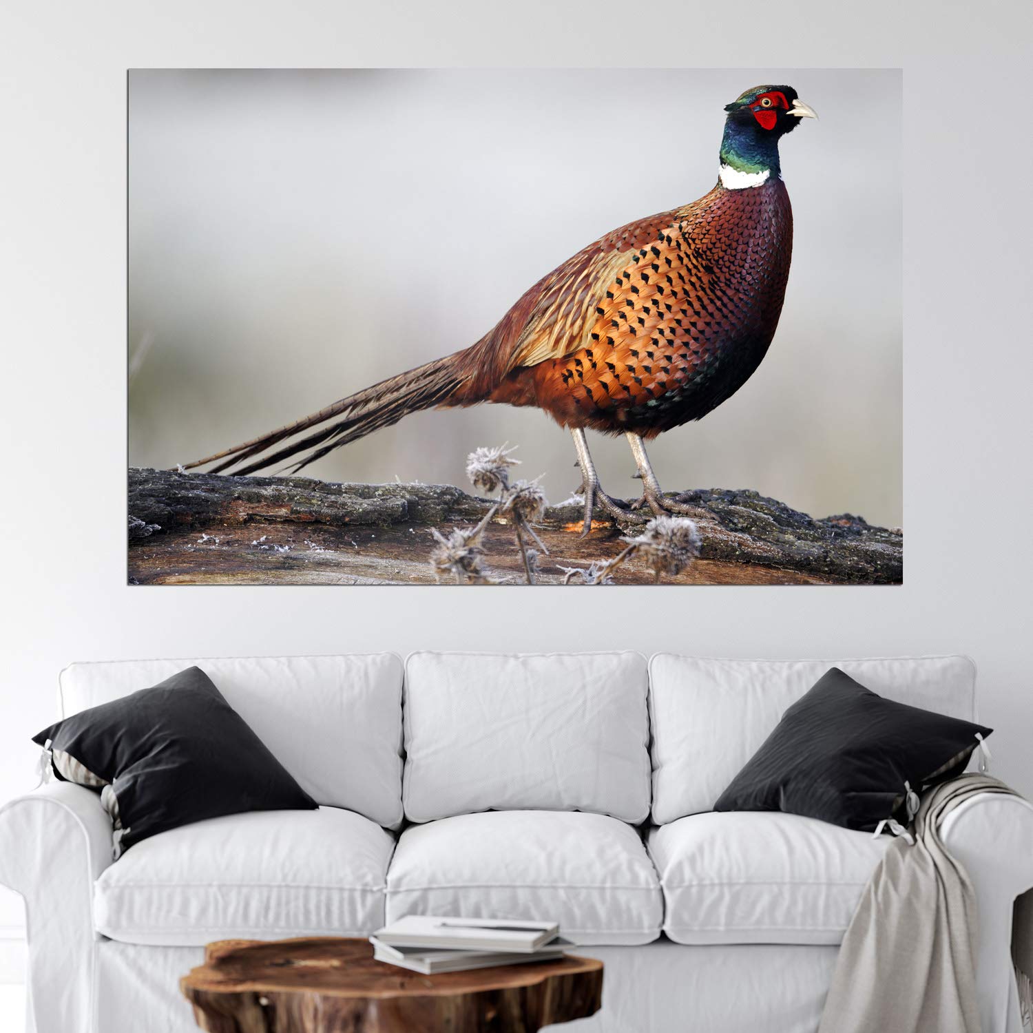 inep-b083y5qjyr-crimson-chirp-unframed-animals-wall-art-featuring-a-vibrant-crimson-headed-bird-perched-on-a-branch..jpeg